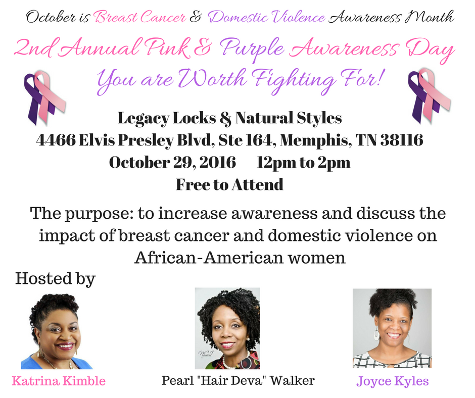 2nd Annual Pink and Purple Awareness Day