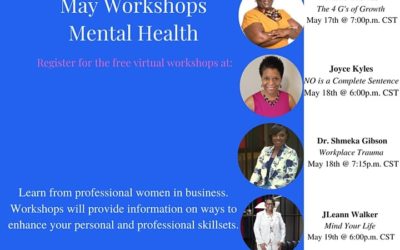 May Workshops Focusing on Mental Health