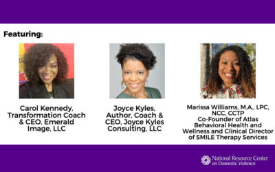 NRCDV’s Webinar Series for Mind, Body, and Soul
